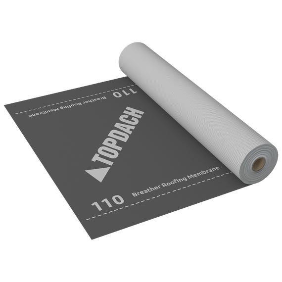 Páraáteresztő fólia TOPDACH 110g/m2 1.5m x 50m: 75m2/tek