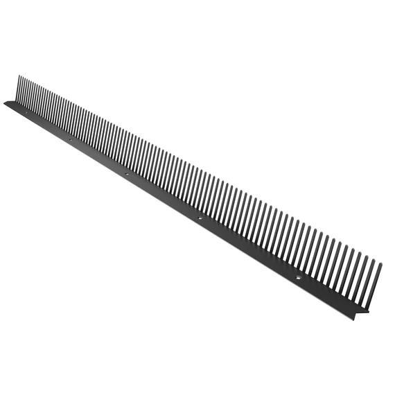 Szellőző fésű Fekete 60 mm x 1 m